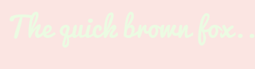Image with Font Color EBFBE2 and Background Color FBE5E2